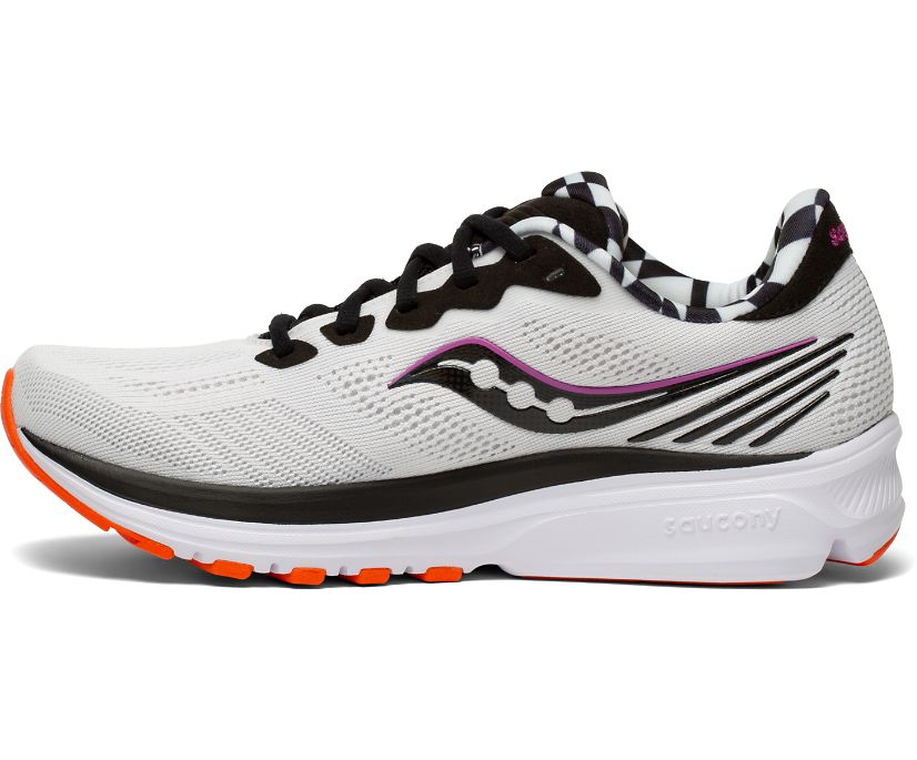 Women's Saucony Ride 14 Running Shoes Grey / Black | Singapore 196FDNM